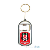 Besiktas FIFA 3 in 1 Bottle Opener LED Light KeyChain KeyRing Holder