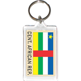 Central African Republic Acrylic Key Holders