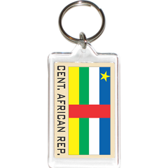 Central African Republic Acrylic Key Holders