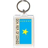 Demoractic Republic of Congo Acrylic Key Holders