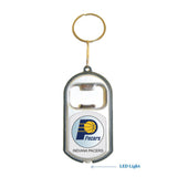 Indiana Pacers NBA 3 in 1 Bottle Opener LED Light KeyChain KeyRing Holder