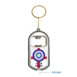 Leeds United FIFA 3 in 1 Bottle Opener LED Light KeyChain KeyRing Holder