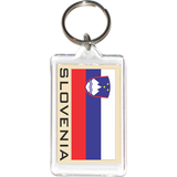 Slovenia Acrylic Key Holders