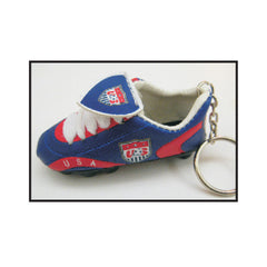 U. S. A. Mini Soccer Shoe Key Chain