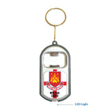 Westham United FIFA 3 in 1 Bottle Opener LED Light KeyChain KeyRing Holder