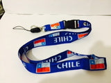 Chile Flags Lanyard