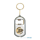 Anaheim Ducks NHL 3 in 1 Bottle Opener LED Light KeyChain KeyRing Holder