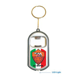 As Roma FIFA 3 in 1 Bottle Opener LED Light KeyChain KeyRing Holder