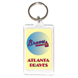 Atlanta Braves MLB 3 in 1 Acrylic KeyChain KeyRing Holder
