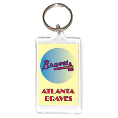 Atlanta Braves MLB 3 in 1 Acrylic KeyChain KeyRing Holder