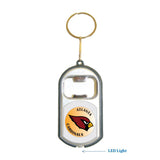 Atlanta Cardinals NFL 3 in 1 Bottle Opener LED Light KeyChain KeyRing Holder