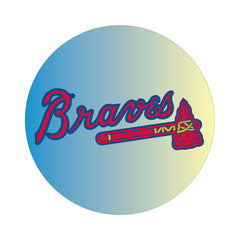 Atlanta Braves MLB Round Decal