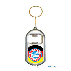 Bayern Munchen FIFA 3 in 1 Bottle Opener LED Light KeyChain KeyRing Holder