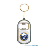 Buffalo Sabres NHL 3 in 1 Bottle Opener LED Light KeyChain KeyRing Holder