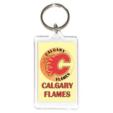 Calgary Flames NHL 3 in 1 Acrylic KeyChain KeyRing Holder