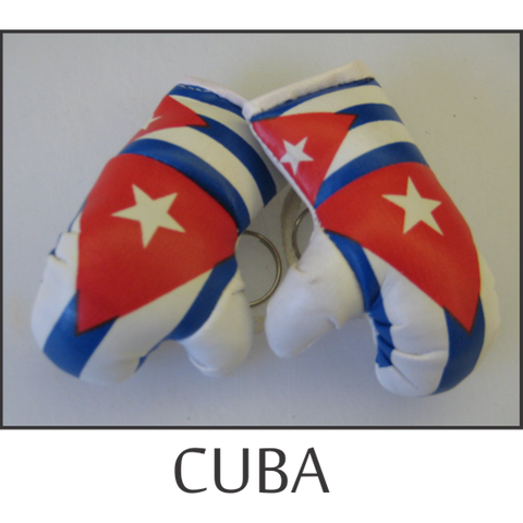 Cuba Mini Boxing Glove Flags N Gadgets