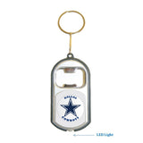 Dallas Cowboys NFL 3 in 1 Bottle Opener LED Light KeyChain KeyRing Holder