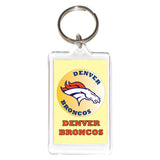 Denver Broncos NFL 3 in 1 Acrylic KeyChain KeyRing Holder