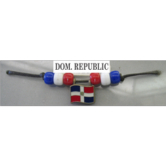 Dominican Republic Fan Choker Necklace
