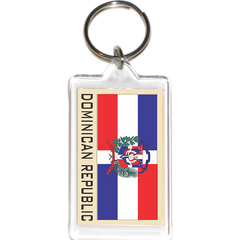 Dominican Republic Acrylic Key Holders