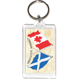Scotland - Canada Friendship Acrylic Key Holders