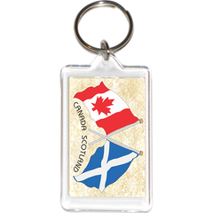Scotland - Canada Friendship Acrylic Key Holders