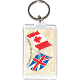 United Kingdom - Canada Friendship Acrylic Key Holders