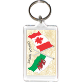 Wales - Canada Friendship Acrylic Key Holders