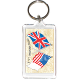 United Kingdom - USA Friendship Acrylic Key Holders