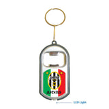 Juventus FIFA 3 in 1 Bottle Opener LED Light KeyChain KeyRing Holder