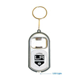 La Kings NHL 3 in 1 Bottle Opener LED Light KeyChain KeyRing Holder