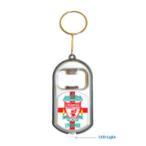 Liverpool FIFA 3 in 1 Bottle Opener LED Light KeyChain KeyRing Holder