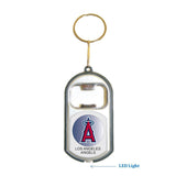 Los Angeles Angels MLB 3 in 1 Bottle Opener LED Light KeyChain KeyRing Holder
