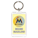 Miami Marlins MLB 3 in 1 Acrylic KeyChain KeyRing Holder