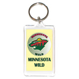 Minnesota Wild NHL 3 in 1 Acrylic KeyChain KeyRing Holder