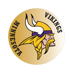 Minnesota Vikings NFL Round Decal