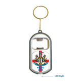 Newcastle United FIFA 3 in 1 Bottle Opener LED Light KeyChain KeyRing Holder