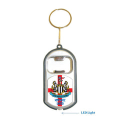 Newcastle United FIFA 3 in 1 Bottle Opener LED Light KeyChain KeyRing Holder