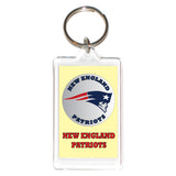 New England Patriots NFL 3 in 1 Acrylic KeyChain KeyRing Holder