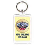 New Orleans Pelicans NBA 3 in 1 Acrylic KeyChain KeyRing Holder
