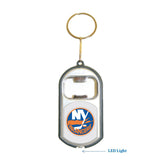 New York Islanders NHL 3 in 1 Bottle Opener LED Light KeyChain KeyRing Holder