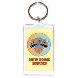 New York Knicks NBA 3 in 1 Acrylic KeyChain KeyRing Holder