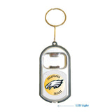 Philadelphia Eagles NFL 3 in 1 Bottle Opener LED Light KeyChain KeyRing Holder