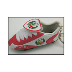 Peru Mini Soccer Shoe Key Chain