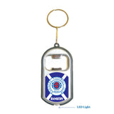 Rangers FIFA 3 in 1 Bottle Opener LED Light KeyChain KeyRing Holder