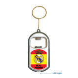 Real Madrid FIFA 3 in 1 Bottle Opener LED Light KeyChain KeyRing Holder