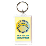 San Diego Chargers NFL 3 in 1 Acrylic KeyChain KeyRing Holder