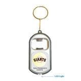 San Fransisco Giants MLB 3 in 1 Bottle Opener LED Light KeyChain KeyRing Holder