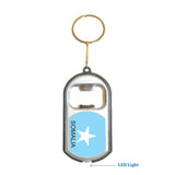 Somalia Flag 3 in 1 Bottle Opener LED Light KeyChain KeyRing Holder