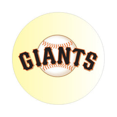 San Fransisco Giants MLB Round Decal